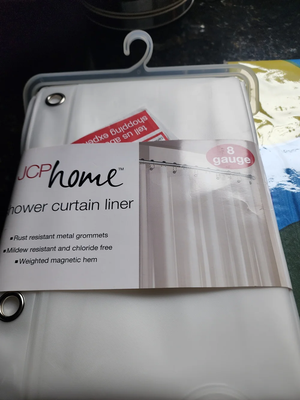 Shower Curtain & Liner Bundle – New 🛁✨